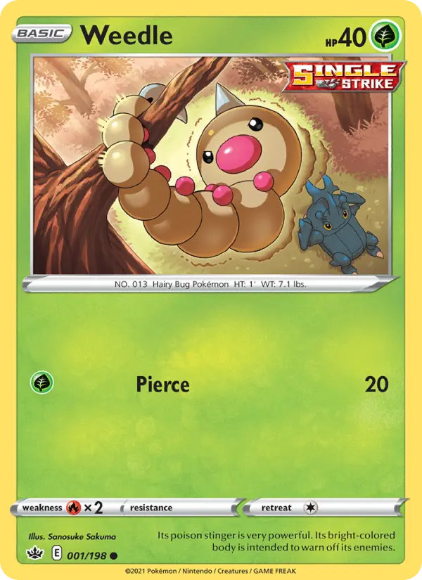 Weedle, Chilling Reign #1