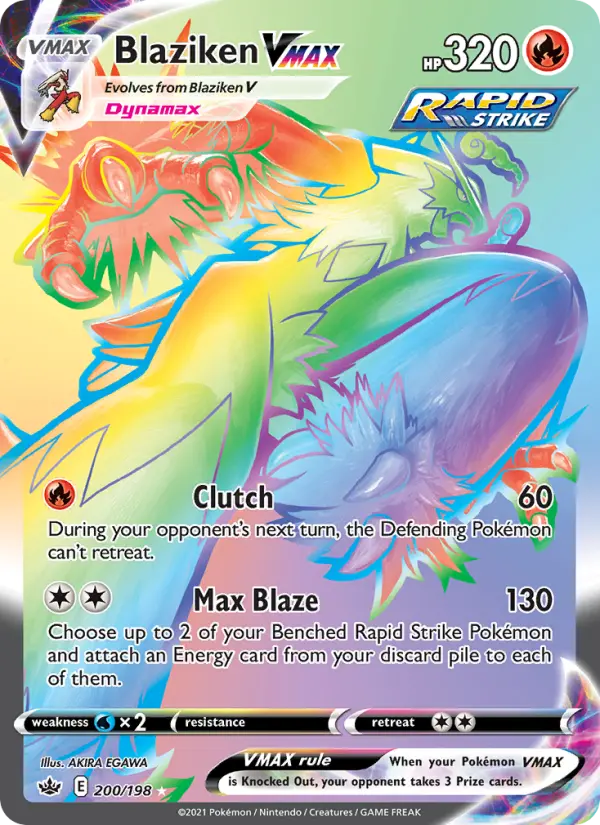 Blaziken VMAX, Chilling Reign #200