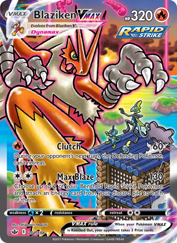 Blaziken VMAX, Chilling Reign #201