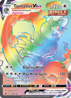 Tornadus VMAX, Chilling Reign #209/198