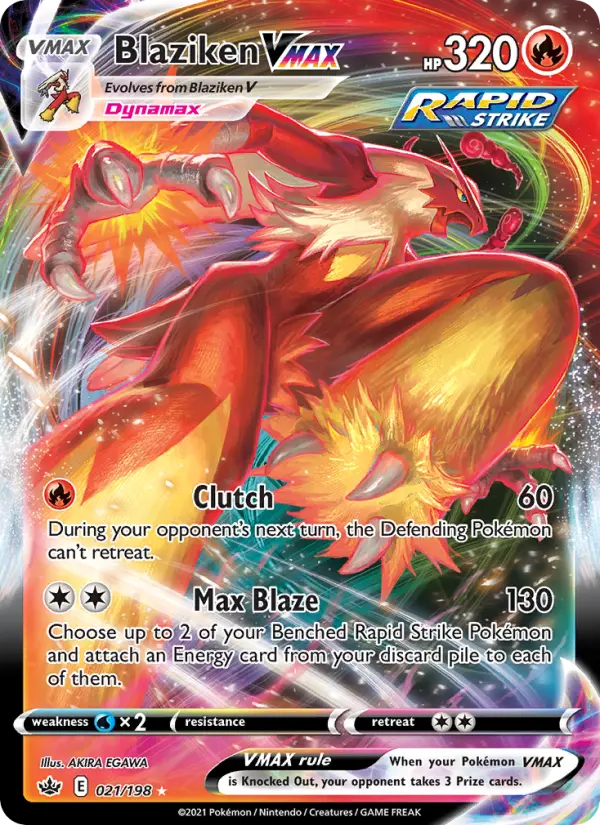 Blaziken VMAX, Chilling Reign #21