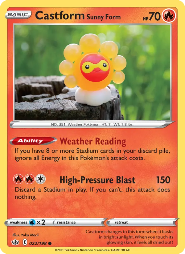 Castform Sunny Form, Chilling Reign #22