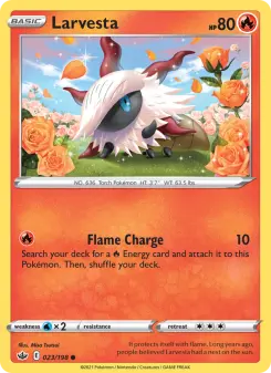 Larvesta, Chilling Reign #23/198