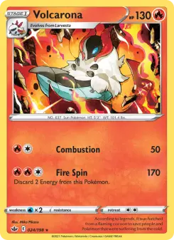 Volcarona, Chilling Reign #24/198