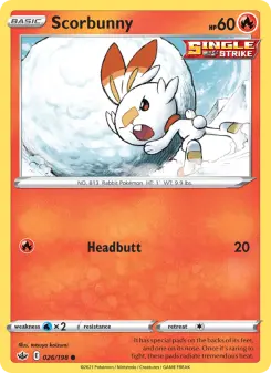 Scorbunny, Chilling Reign #26/198
