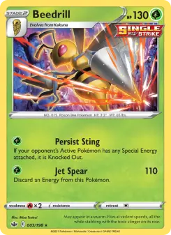 Beedrill, Chilling Reign #3/198