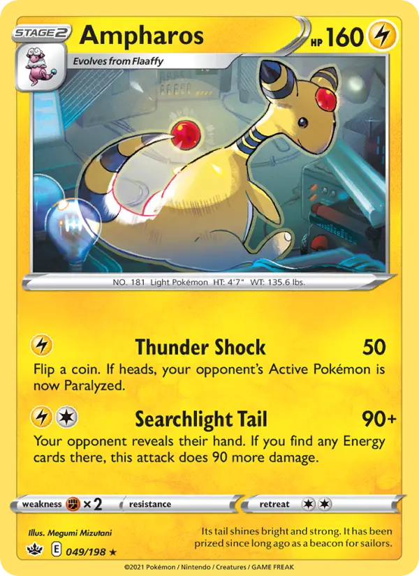 Ampharos, Chilling Reign #49