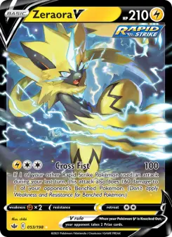 Zeraora V, Chilling Reign #53/198