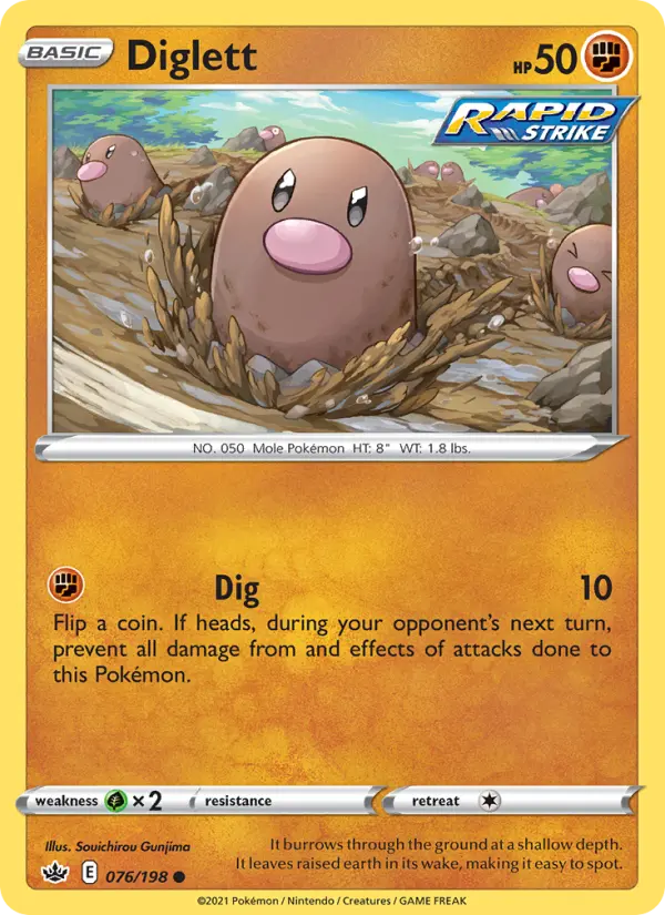Diglett, Chilling Reign #76