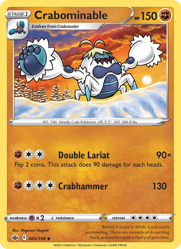 Crabominable, Chilling Reign #85