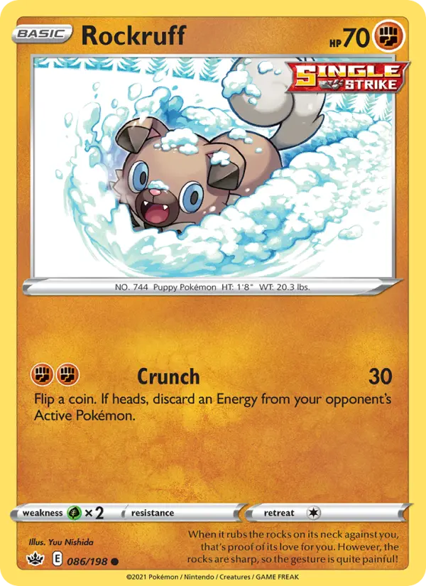 Rockruff, Chilling Reign #86