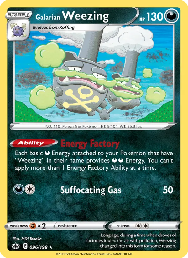Galarian Weezing, Chilling Reign #96