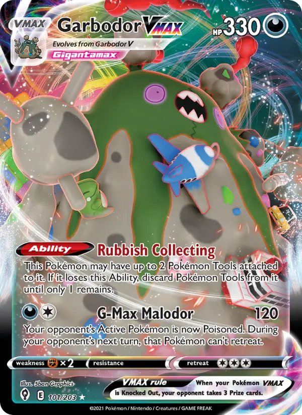 Garbodor VMAX, Evolving Skies #101