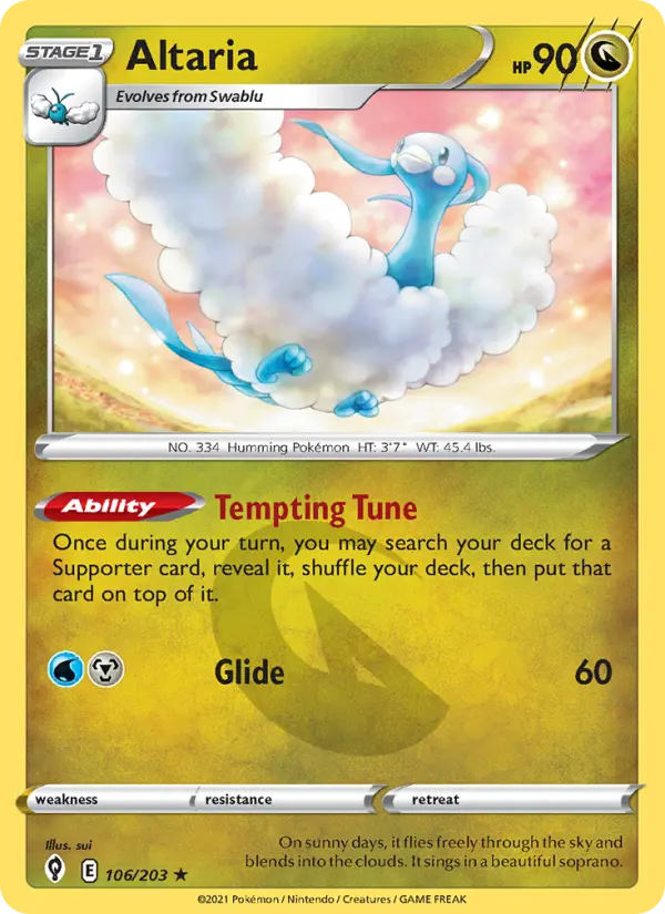 Altaria, Evolving Skies #106