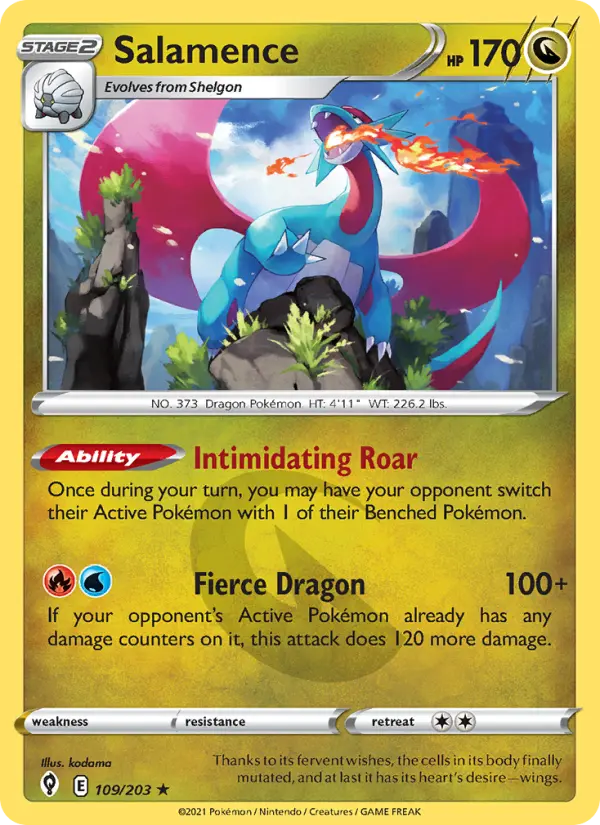 Salamence, Evolving Skies #109