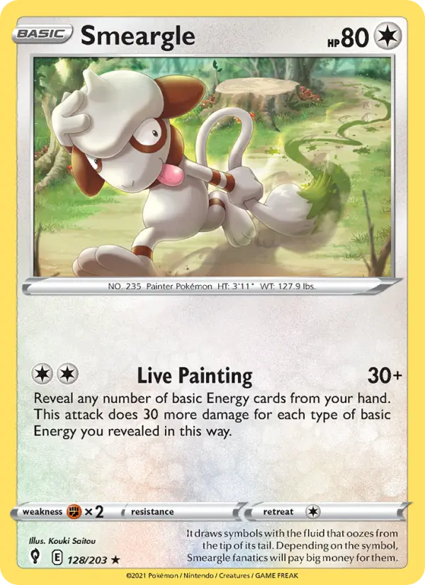 Smeargle, Evolving Skies #128
