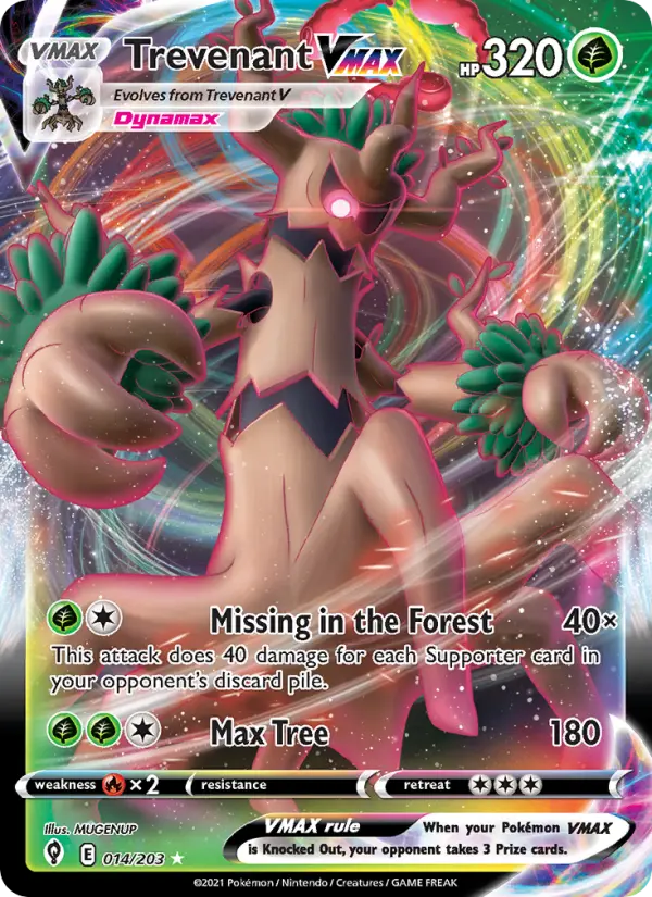 Trevenant VMAX, Evolving Skies #14