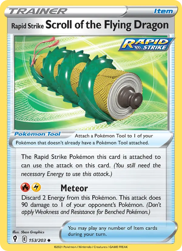 Rapid Strike Scroll of the Flying Dragon, Evolving Skies #153