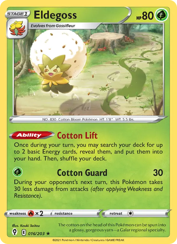 Eldegoss, Evolving Skies #16