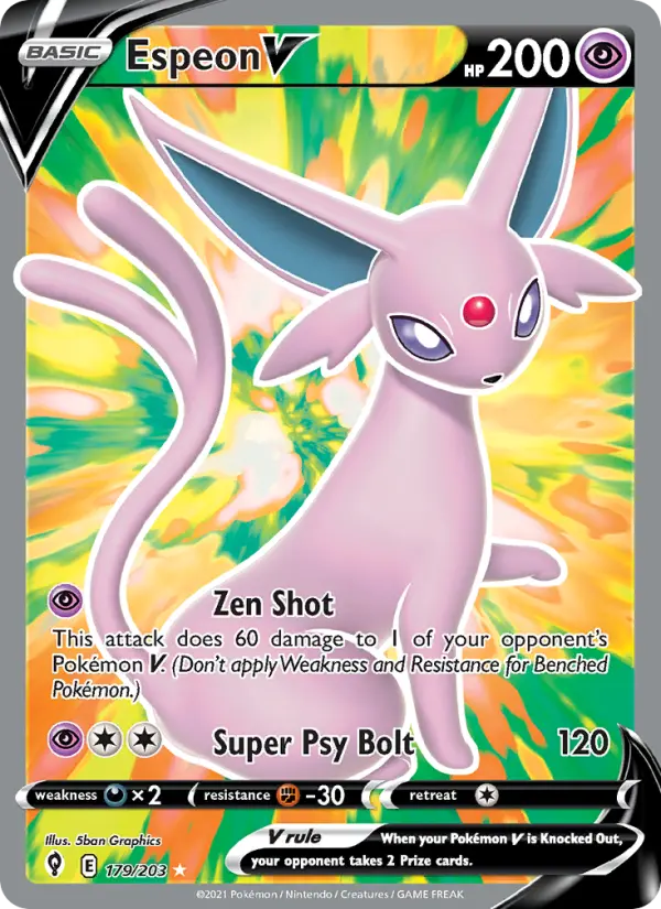 Espeon V, Evolving Skies #179