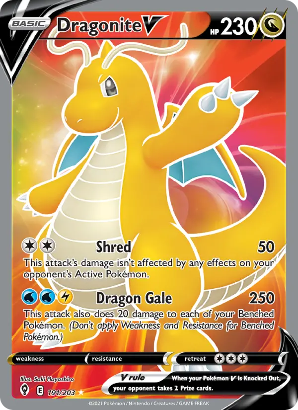 Dragonite V, Evolving Skies #191