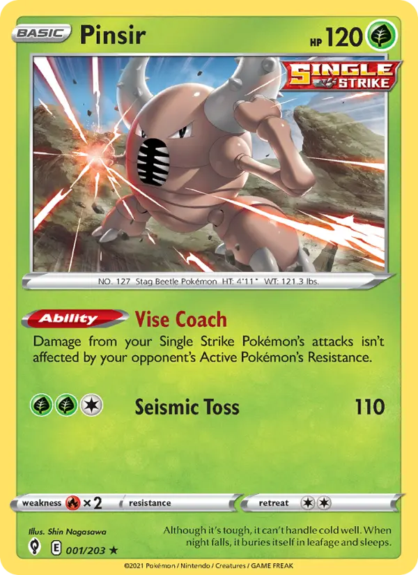 Pinsir, Evolving Skies #1