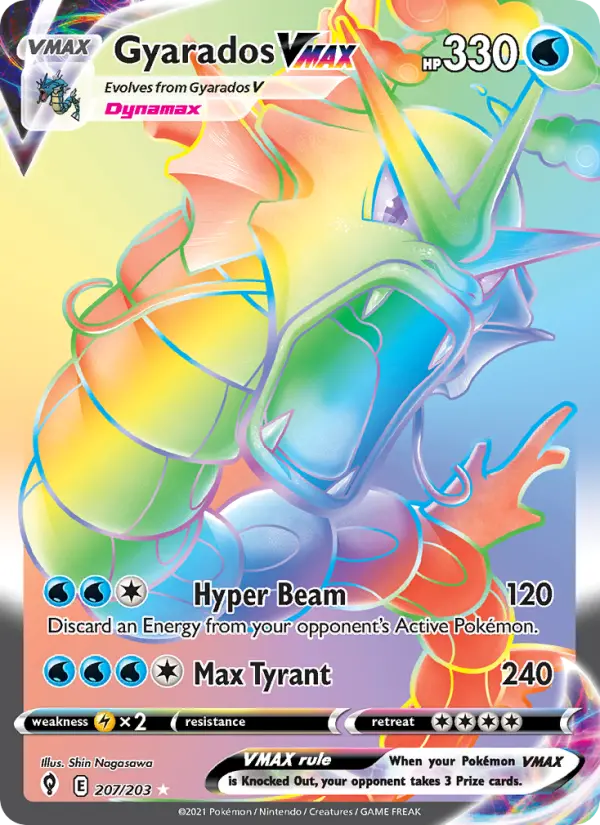 Gyarados VMAX, Evolving Skies #207
