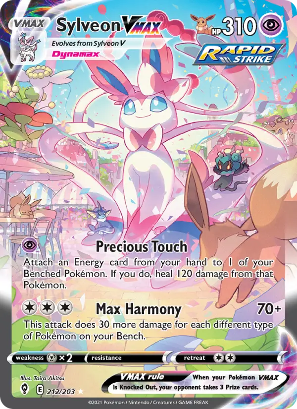 Sylveon VMAX, Evolving Skies #212