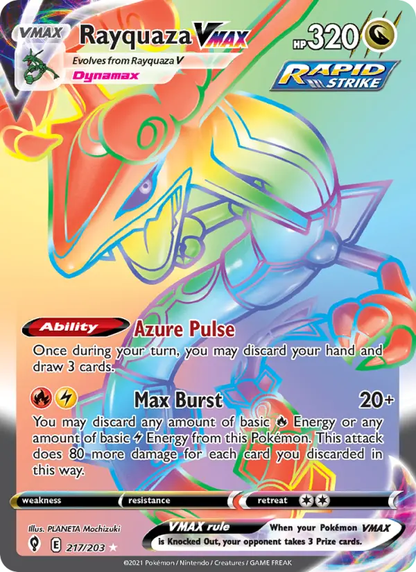Rayquaza VMAX, Evolving Skies #217