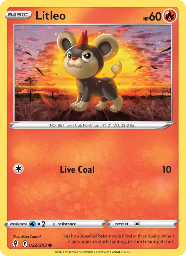 Litleo, Evolving Skies #22