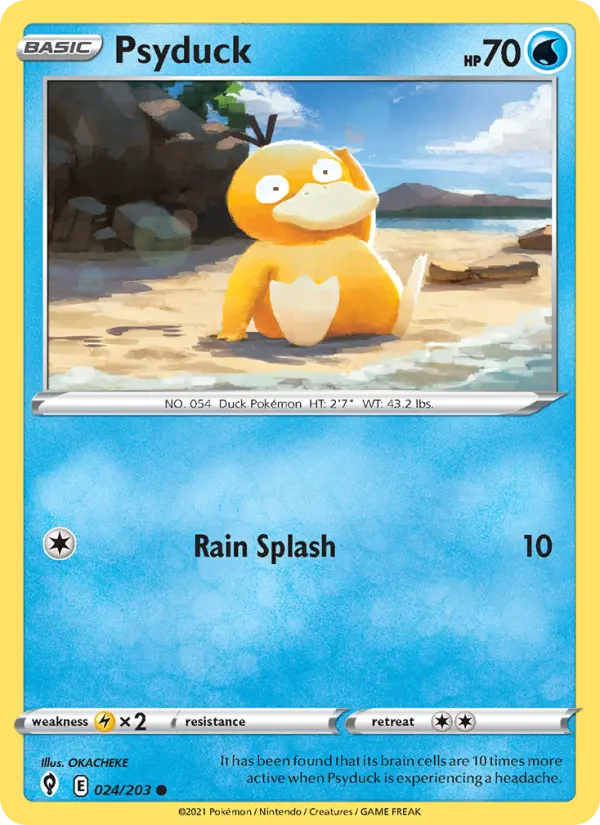 Psyduck, Evolving Skies #24