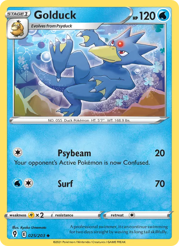 Golduck, Evolving Skies #25