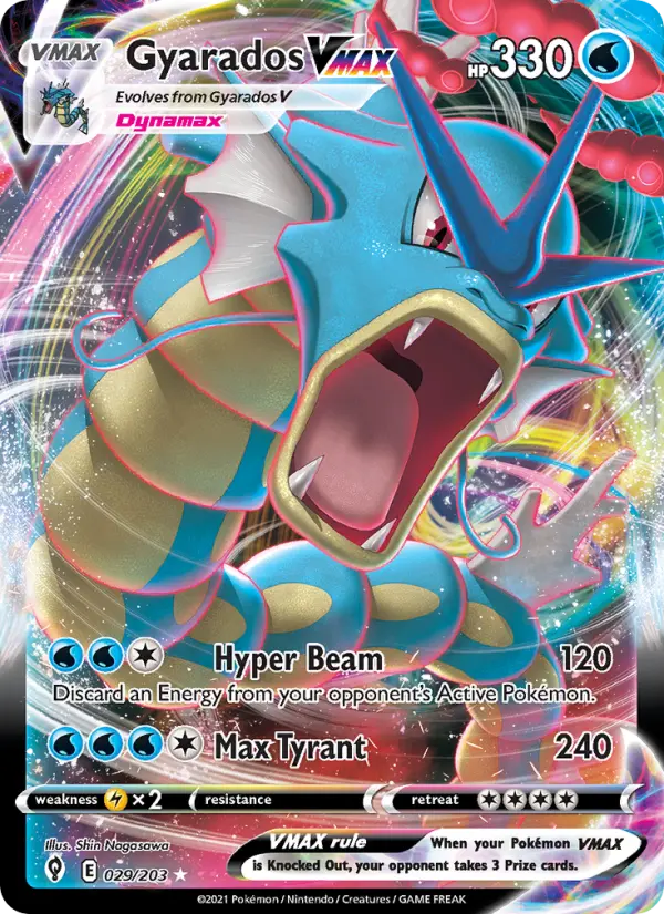 Gyarados VMAX, Evolving Skies #29