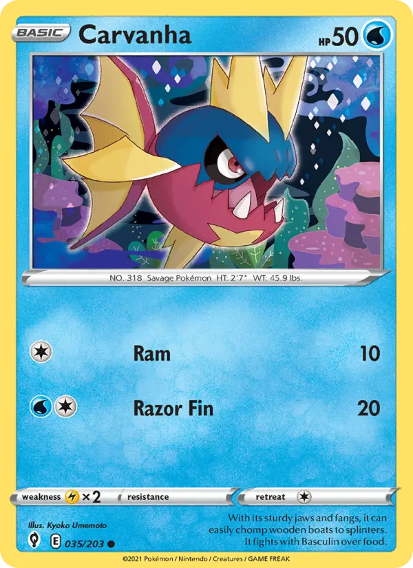 Carvanha, Evolving Skies #35