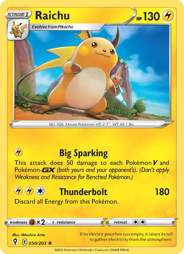 Raichu, Evolving Skies #50