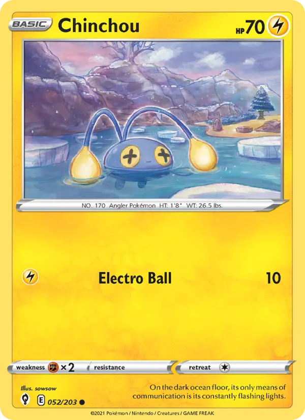 Chinchou, Evolving Skies #52