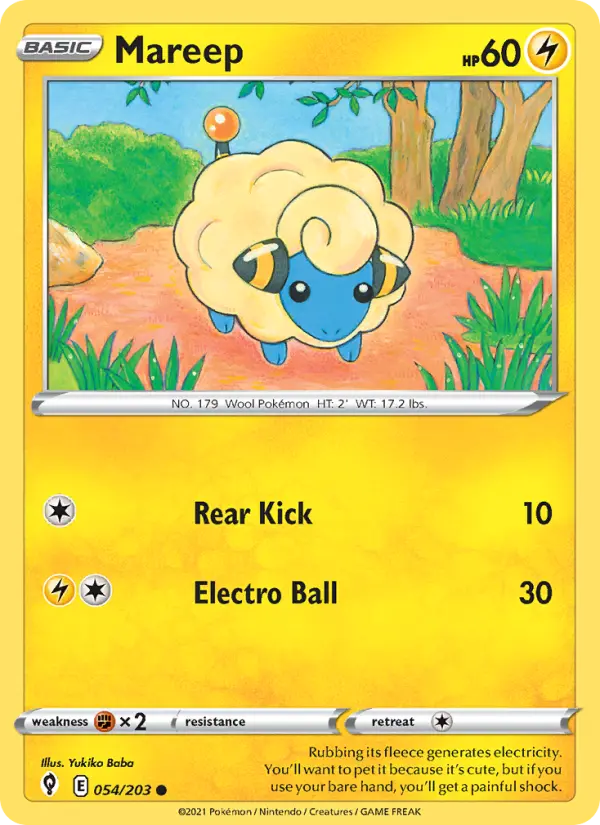 Mareep, Evolving Skies #54