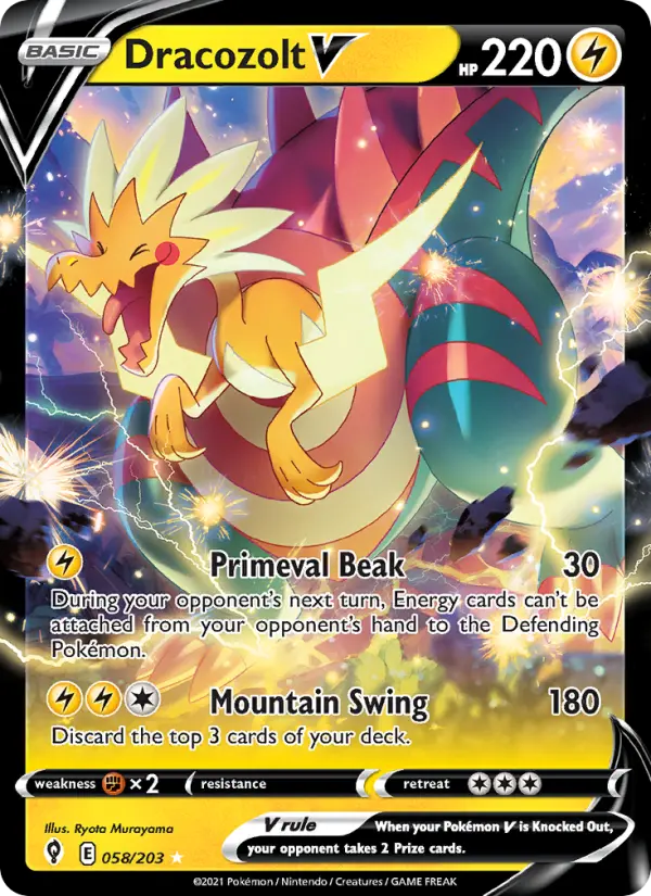 Dracozolt V, Evolving Skies #58