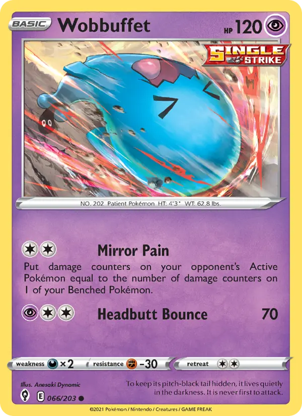 Wobbuffet, Evolving Skies #66