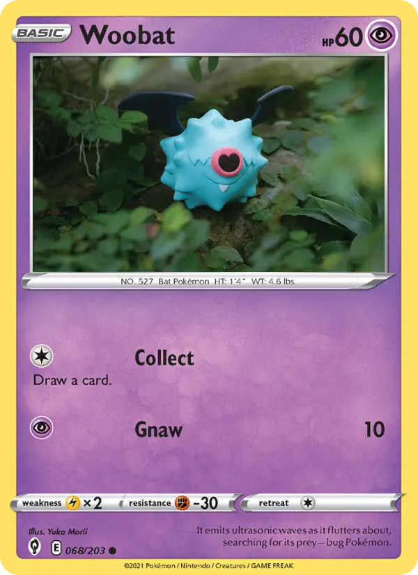 Woobat, Evolving Skies #68
