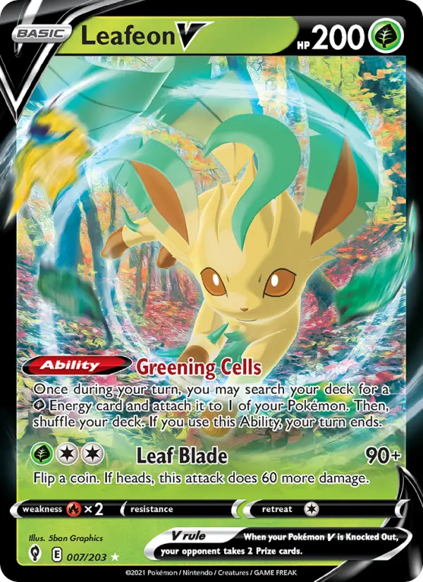 Leafeon V, Evolving Skies #7