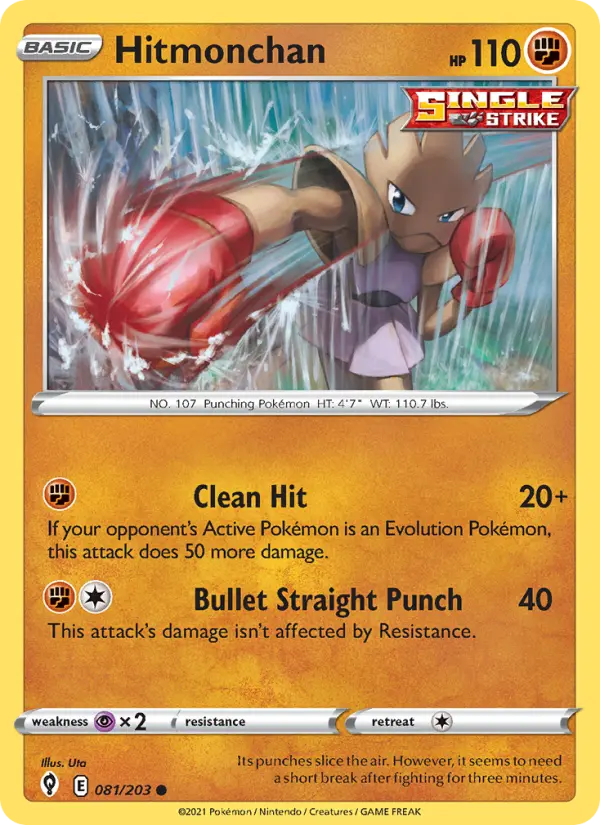 Hitmonchan, Evolving Skies #81