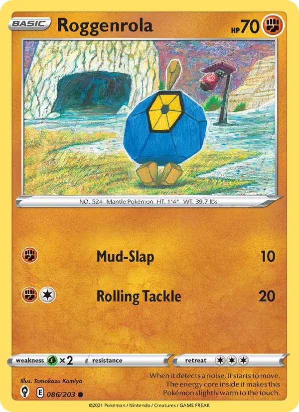 Roggenrola, Evolving Skies #86