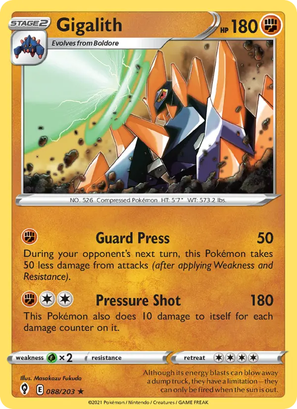 Gigalith, Evolving Skies #88