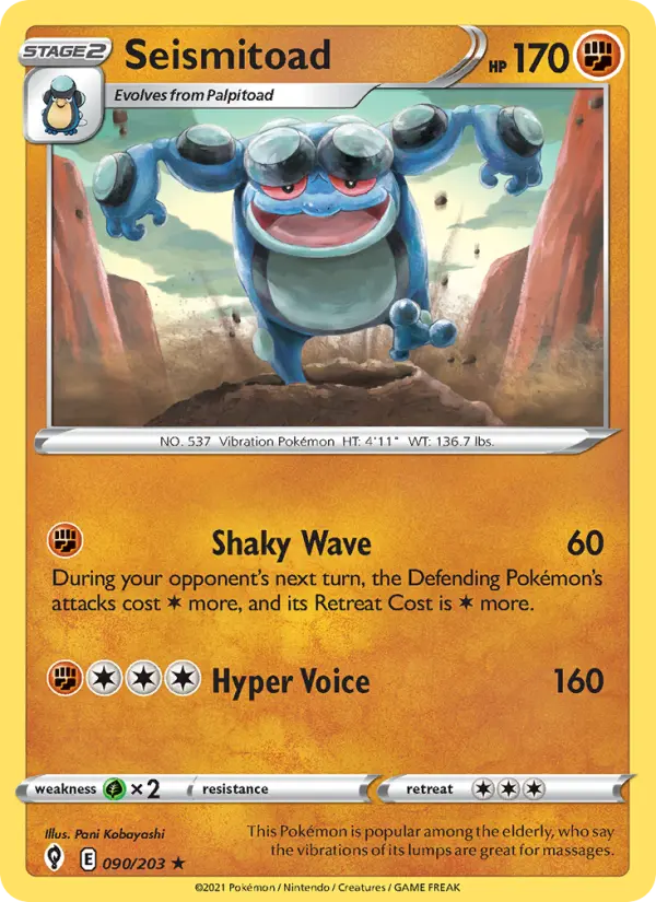 Seismitoad, Evolving Skies #90