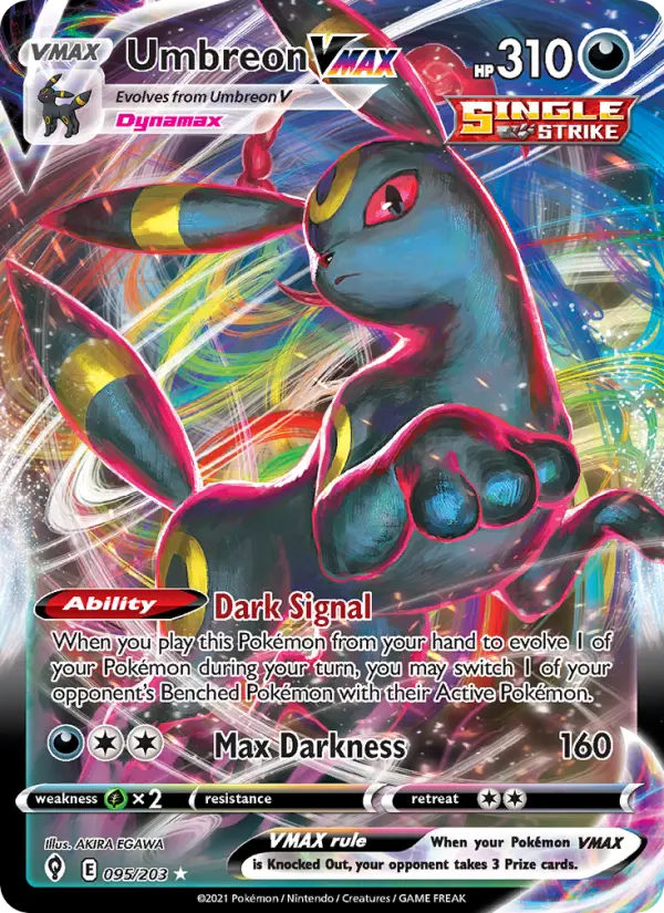 Umbreon VMAX, Evolving Skies #95