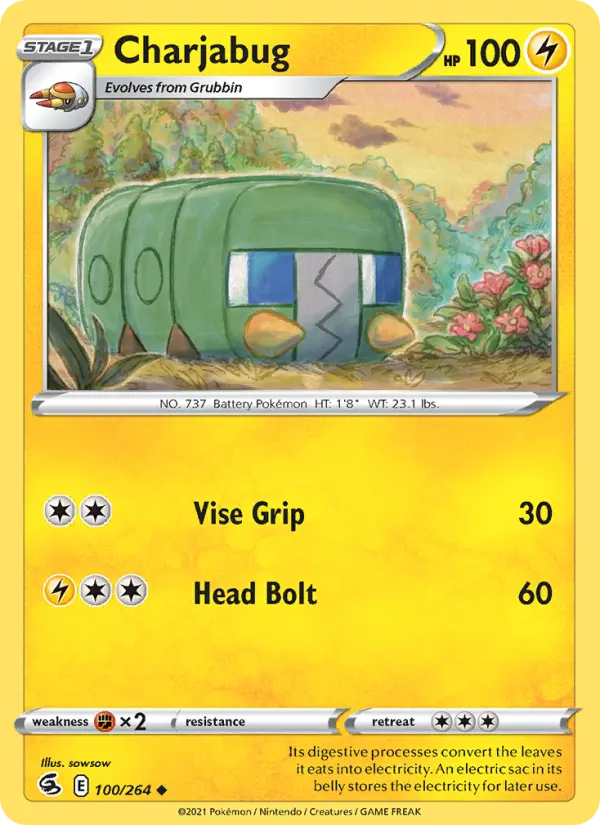 Charjabug, Fusion Strike #100