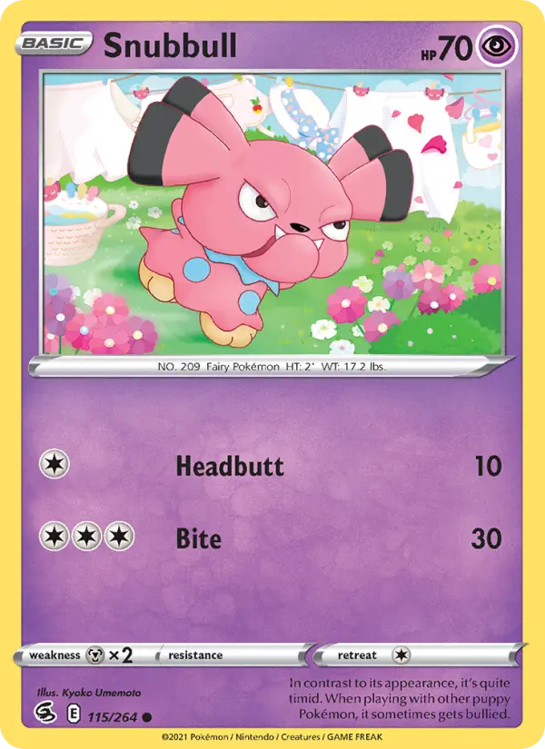 Snubbull, Fusion Strike #115