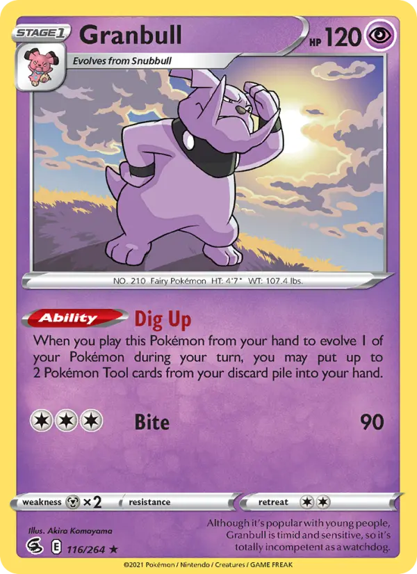 Granbull, Fusion Strike #116