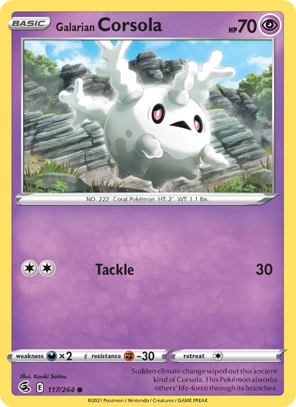 Galarian Corsola, Fusion Strike #117